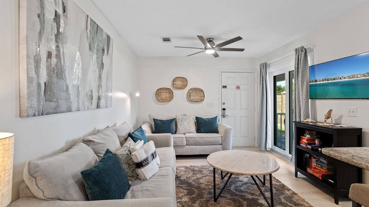 Beachside Villas 1213 - Seagrove Beach, 30A, Heated Pool, Tennis, Beach Tram!