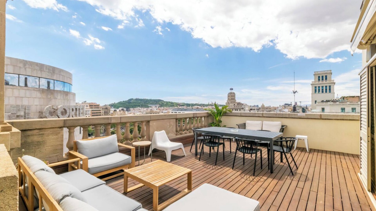 Central penthouse with terrace Placa Catalunya II