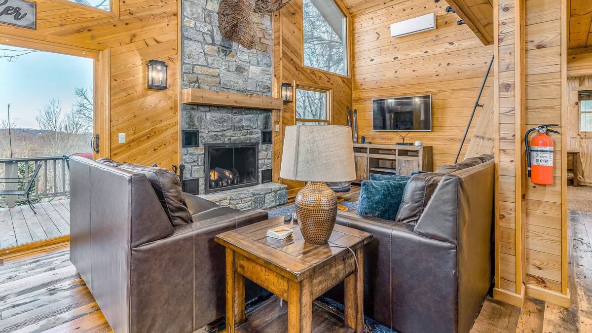 Dog-friendly home with high-speed WiFi, gas fireplaces & private hot tub