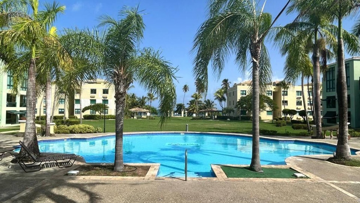 Garden pool view with no stairs @ Aquatika 8001