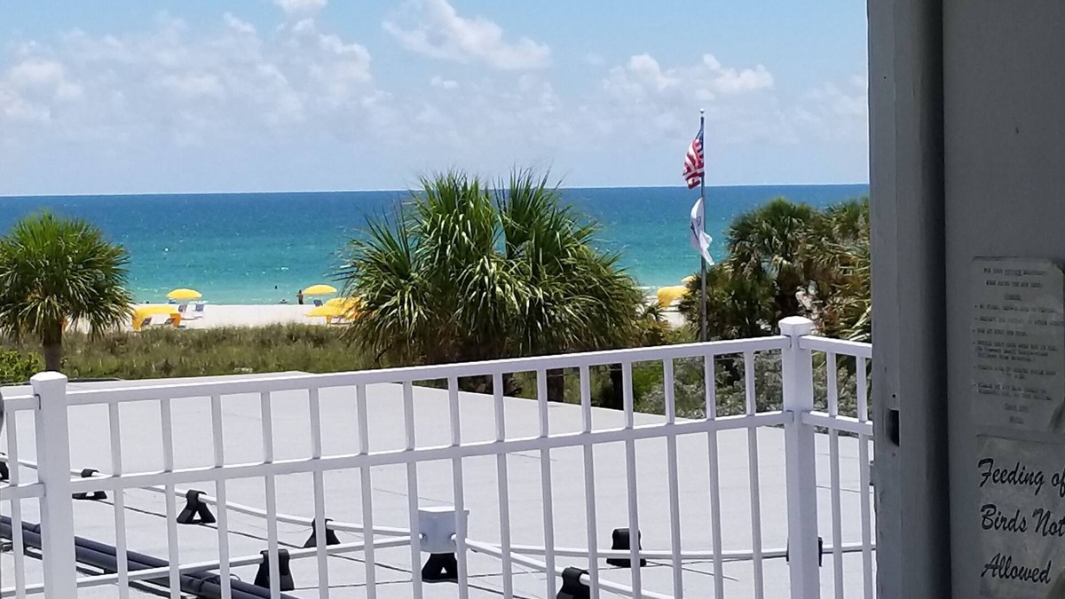 Large private balcony with Gulf views! 2 Bedroom condo. FN #205