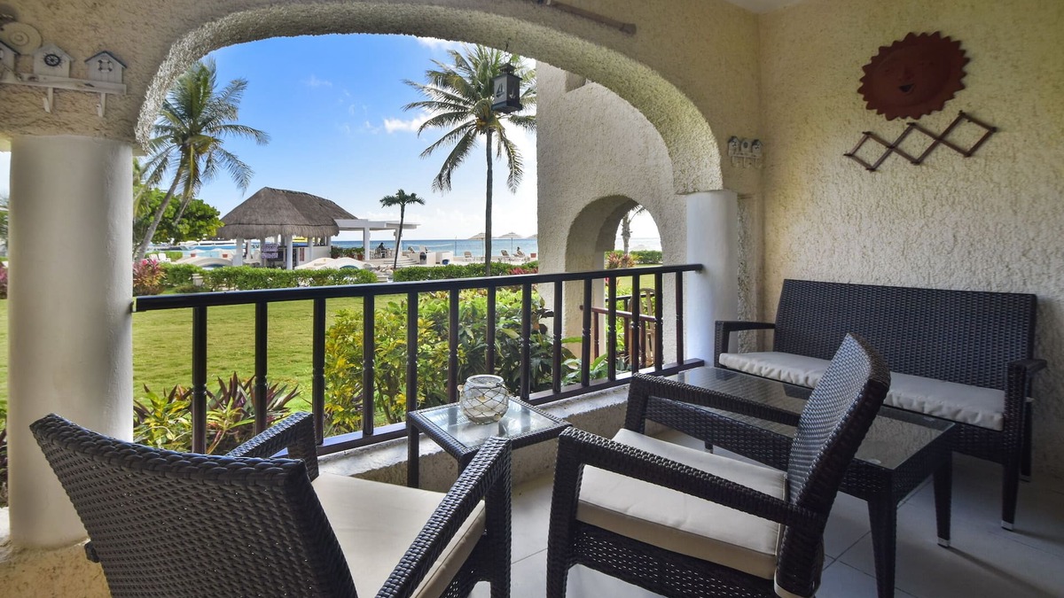 Ocean View 2BR Retreat at Xaman Ha 7005