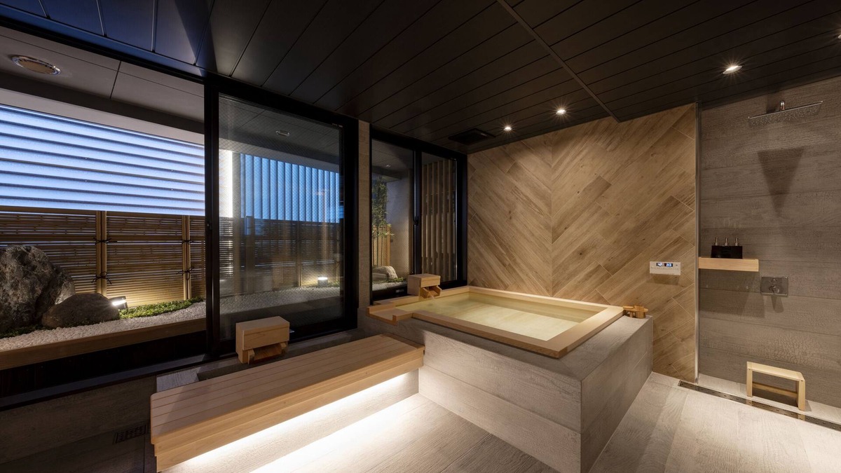 [Rin Yumezumi] An inn with a gorgeous cypress bath and footbath that can be rented out for 7 people/with parking, Wi-Fi, and audio!