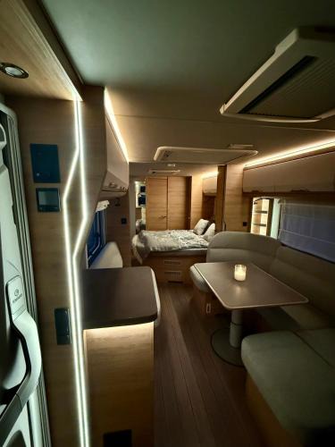Santa`s luxury trailer