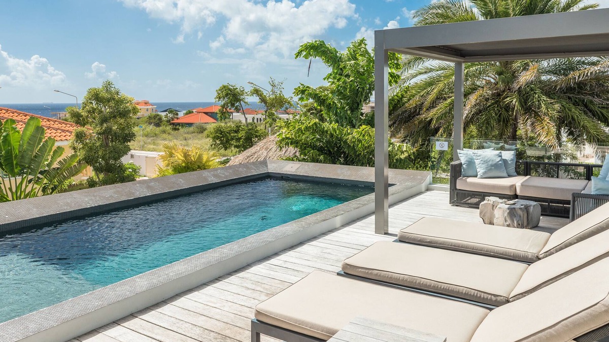The Pearl of Jan Thiel, private pool, gym and game room 2