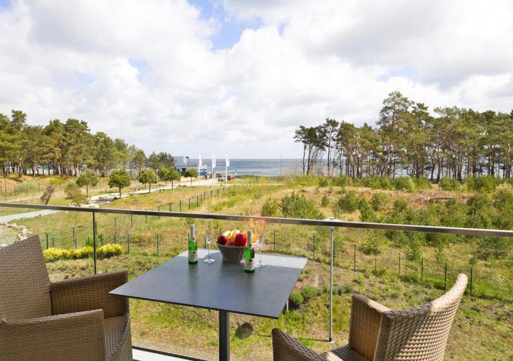Dünenresidenz Prora Meerblick Schlafzimmern Und Balkon | Binz