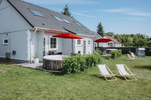 Ferienhäuser Insel Usedom Haus Mila Blick Aufs Achterwasser | Luetow