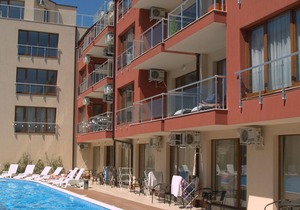 1-bedroom apartment with seaview near the beach in apart-hotel "Onegin", Sozopol