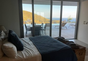 1 Br Private Couples Mylo Villa No Living Room Close to Mylopotas Beach