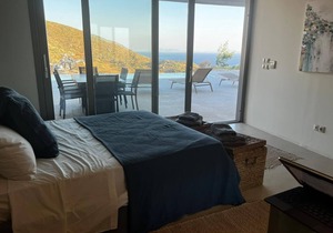 1 Br Private Couples Mylo Villa No Living Room Close to Mylopotas Beach