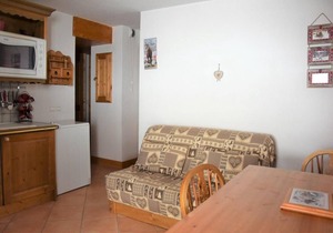 100m from ski slopes, 1st floor, balcony, tv, ski locker, 25m², Pralognan-la-Vanoise