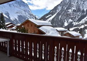 100m from ski slopes, 1st floor, balcony, parking, tv, ski locker, 40m², Pralognan-la-Vanoise