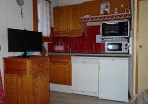 100m from ski slopes, 1st floor, balcony, tv, ski locker, 44m², Pralognan-la-Vanoise