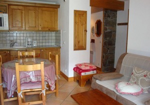 100m from ski slopes, terrace, tv, ski locker, 32m², Pralognan-la-Vanoise