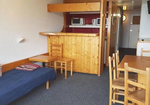 100m from resort center, 3rd floor, tv, 30m², Les Arcs