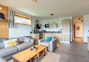 100m from ski slopes, 3rd floor, view valley, fitness, sauna, hammam, terrace, parking, ski locker