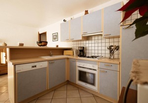 100m from shops, 2nd floor, balcony, parking, ski locker, 48m², Valloire