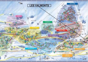 100m from shops, 3rd floor, view mountain, balcony, tv, ski locker, 40m², Les Menuires