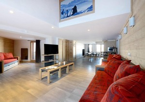 100m from ski slopes, 4th floor, balcony, tv, ski locker, 168m², Montchavin La Plagne