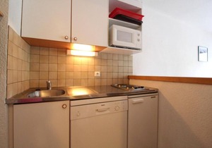 10m from ski slopes, 1st floor, view village, balcony, tv, ski locker, 27m², Termignon-la-Vanoise