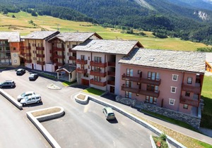10m from ski slopes, 1st floor, view village, balcony, tv, ski locker, 27m², Termignon-la-Vanoise
