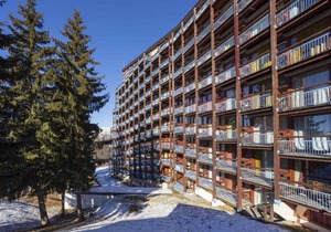10m from ski slopes, 11st floor, view ski slopes, balcony, tv, 24m², Les Arcs