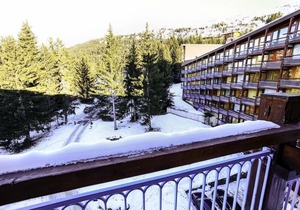 10m from ski slopes, 11st floor, balcony, tv, 25m², Les Arcs