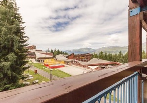 10m from ski slopes, 4th floor, balcony, tv, 24m², Les Arcs