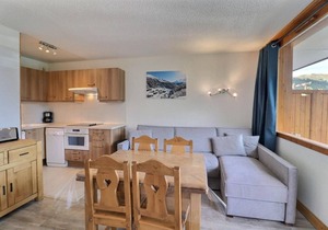 150m from resort center, 1st floor, balcony, ski locker, 33m², Méribel-Mottaret
