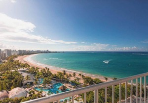16th Floor Studio ON Beach w/Parking @ ESJ