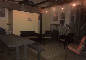 1st Fl of duplex. Sunsets over the bay, walk to beach. Great family getaway.