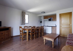 1st floor, balcony, tv, ski locker, 55m², Peyragudes