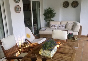 1st line beach - Private Garden + Large Terrace. Well-appointed. Comfortable