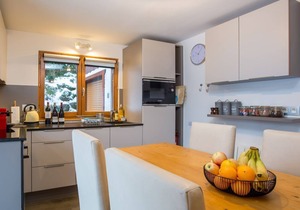 2-bedroom apartment with outdoor jacuzzi below the ski slopes!