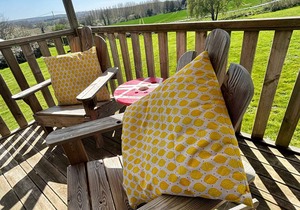 2 bedroom luxury lodge with heated covered pool