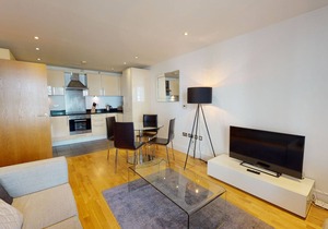 2 Bedroom Serviced Apt with balcony in Indescon Square, Canary Wharf by MySquare