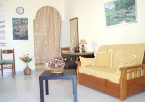 2 bedrooms appartement at Seccagrande 6 m away from the beach with sea view and furnished terrace
