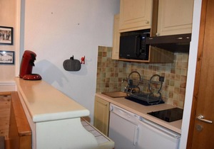 200m from ski slopes, Ground floor, terrace, tv, ski locker, 27m², Pralognan-la-Vanoise