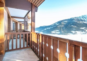 200m from resort center, terrace, parking, tv, ski locker, 23m², Valmorel