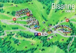 200m from shops, 1st floor, balcony, parking, tv, ski locker, 75m², Les Saisies