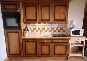 200m from shops, 1st floor, swimming pool, balcony, parking, tv, ski locker, 46m², Les Saisies