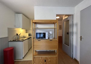 200m from ski slopes, 4th floor, view mountain, tv, 25m², Pra Loup