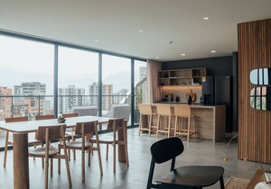 2BR - View of Medellin - Private Hot Tub - AC - Terrace Wake 1211