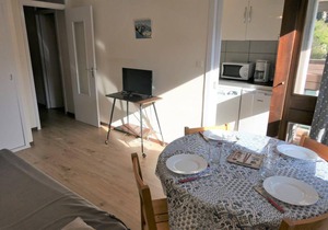 2nd floor, balcony, parking, tv, ski locker, 25m², Saint Gervais
