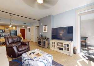 2nd-floor resort condo with balcony, on-site pool, golf, tennis & beach access