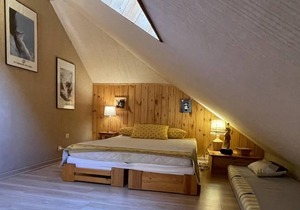 2nd floor, view mountain, balcony, parking, ski locker, 43m², Pelvoux