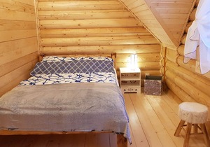 2x BeHappy Woodhouse log houses Sauna Jacuzzi Gdansk near Jastrzębia Góra