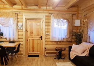 2x BeHappy Woodhouse log houses Sauna Jacuzzi Gdansk near Jastrzębia Góra
