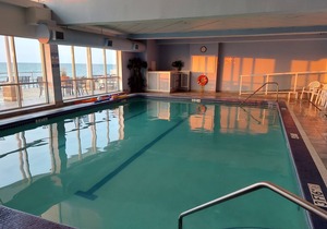3 BR condo on Lake Erie sleeps 6. Indoor Pool!! Booking now for Fall!!