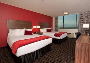 3 Deluxe Two Queen Rooms at The D Las Vegas